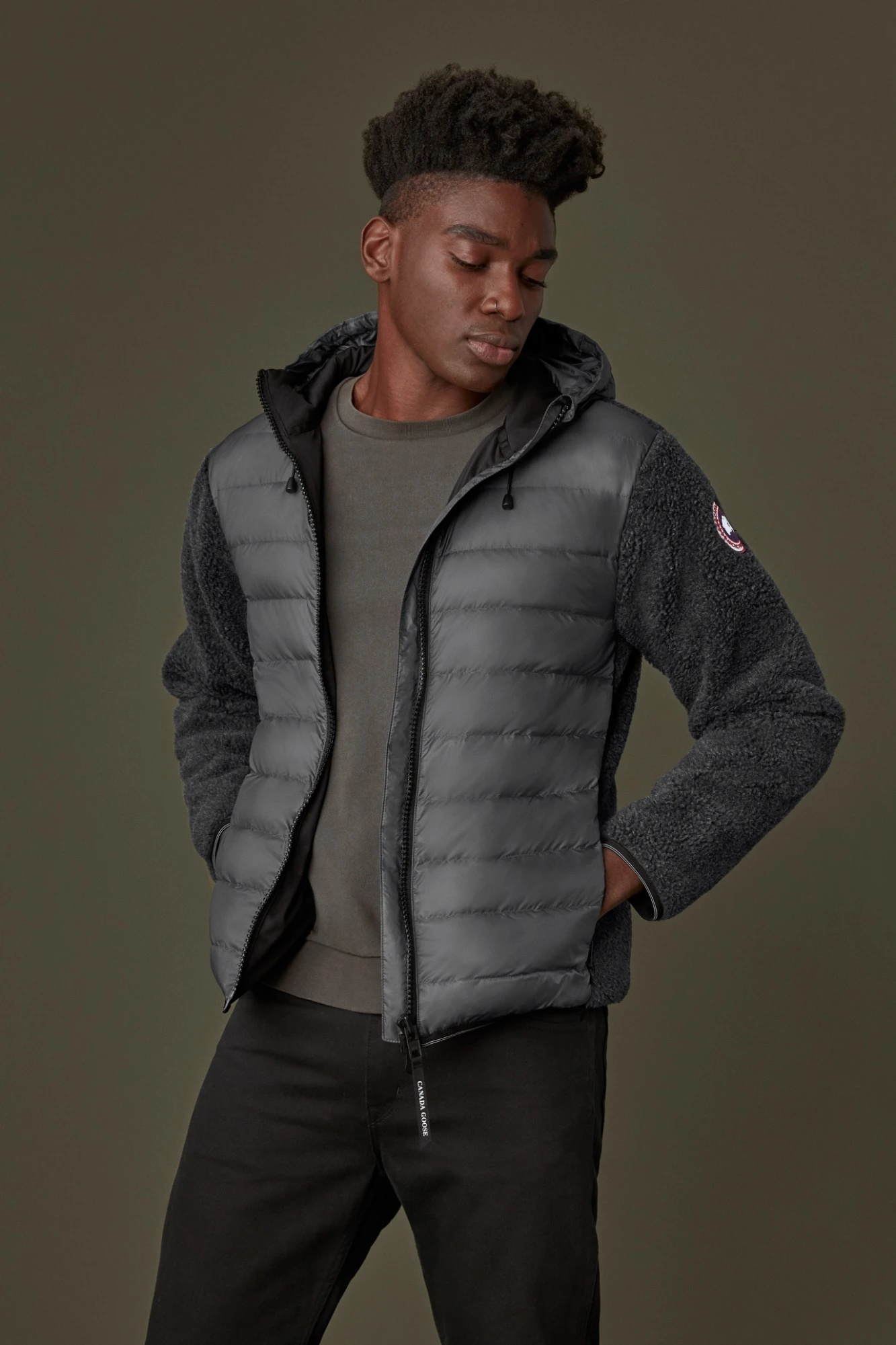 HYBRIDGE FLEECE HOODY - 3