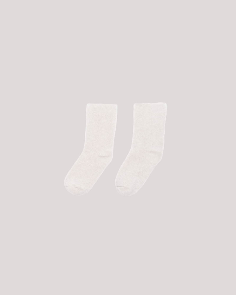 Buckle Overankle Socks - Textured Organic Cotton 5