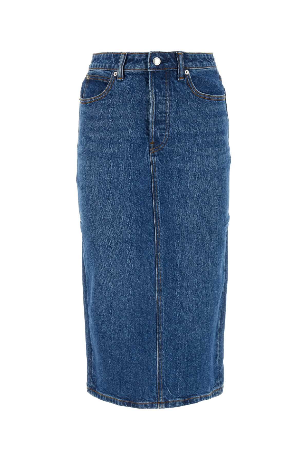 Alexander Wang Women Stretch Denim Skirt - 1