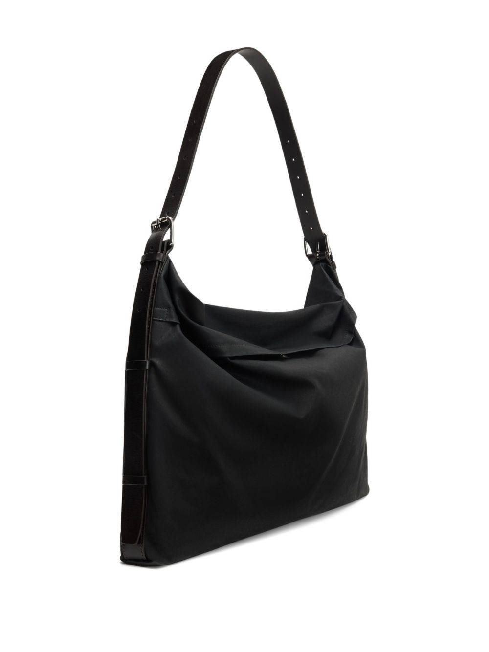 medium leather-strap pocket bag - 4