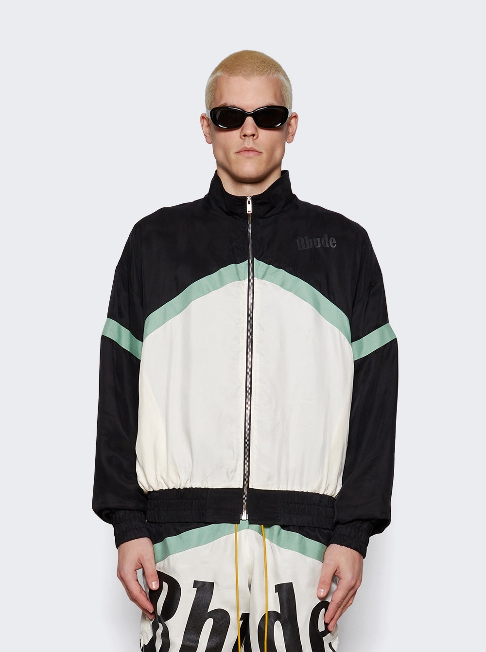 Black Awakening Track Jacket Black And Crème - 3