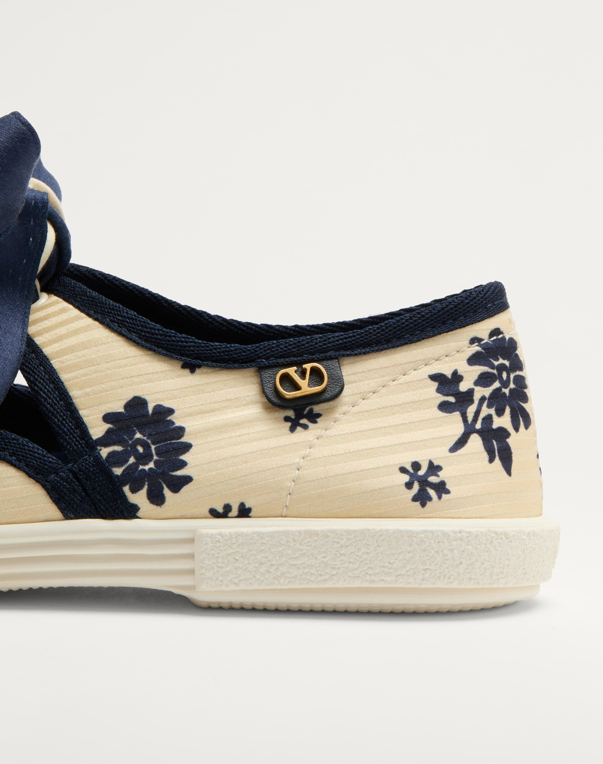 BAY BY BAY BALLERINA SNEAKERS IN PAPIER FLORAL FABRIC - 8
