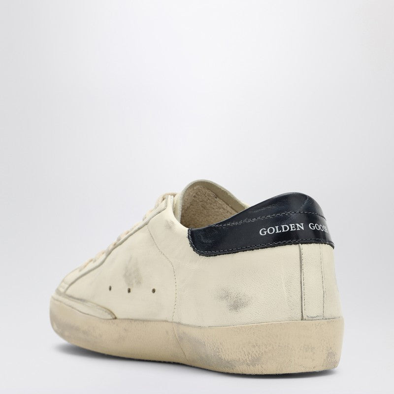 Golden Goose Super-Star Beige/Blue Low Sneaker Men - 2