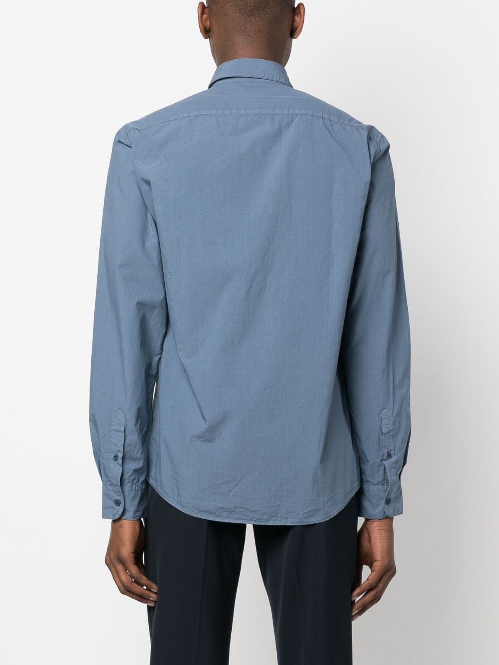 plain cotton shirt - 4