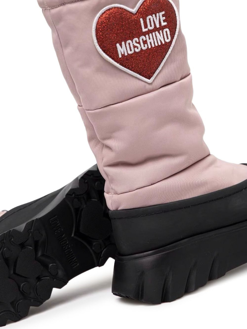 quilted heart-appliqué boots 4