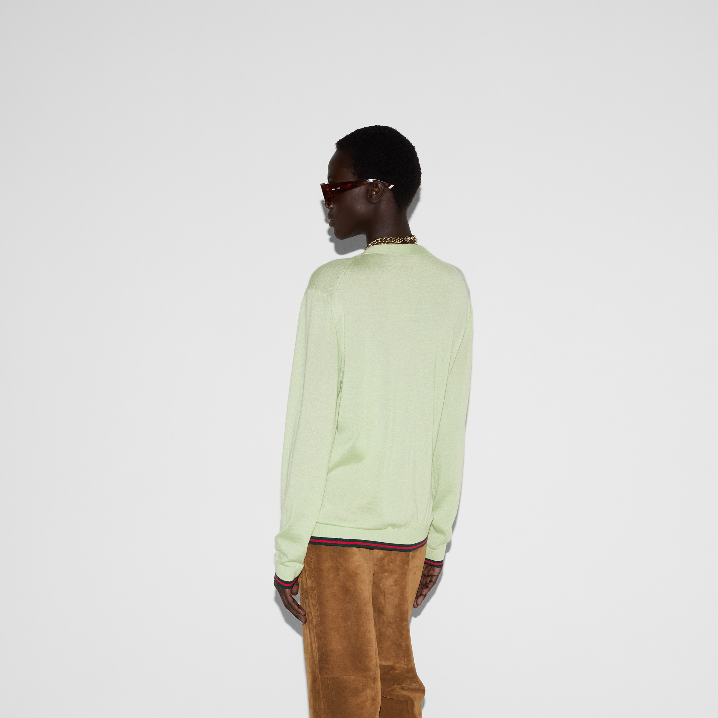 Extra fine cashmere silk cardigan - 4
