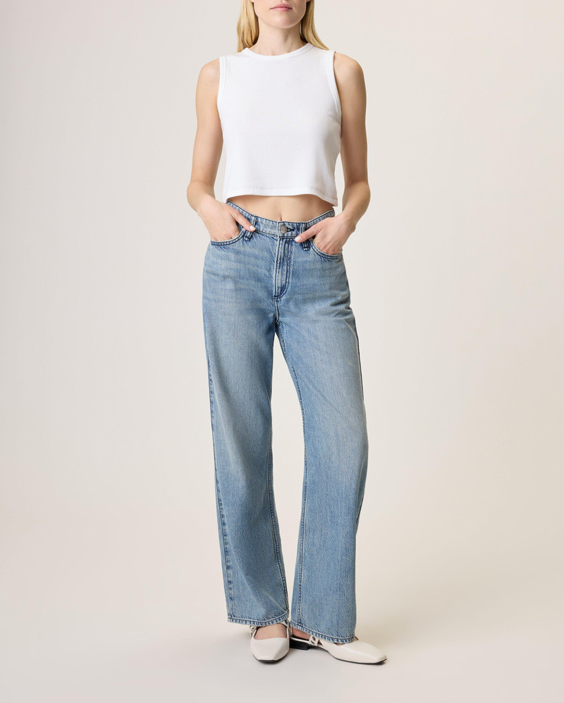 Cloud Lori Wide Leg Jeans Cloud Denim in Dubois 1