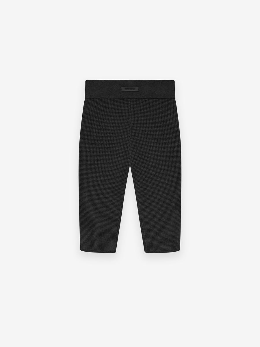 Womens Waffle Biker Short - 1