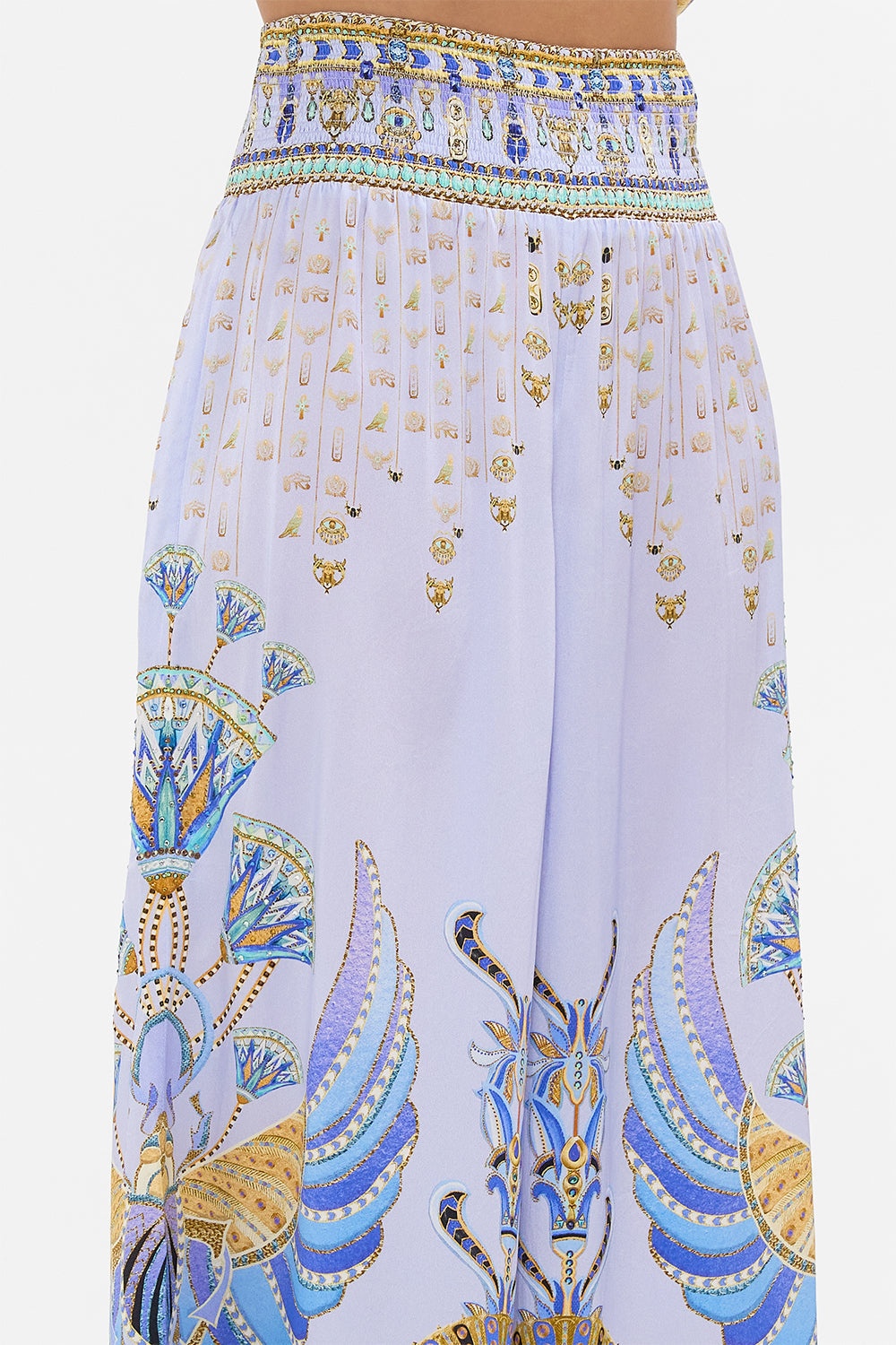 SHIRRED WAIST PANT - 6