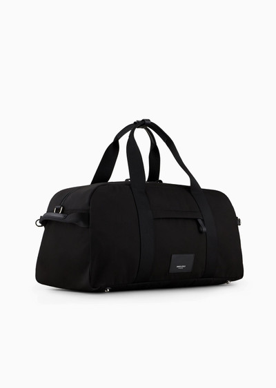 GIORGIO ARMANI Medium duffel bag in nylon ASV outlook