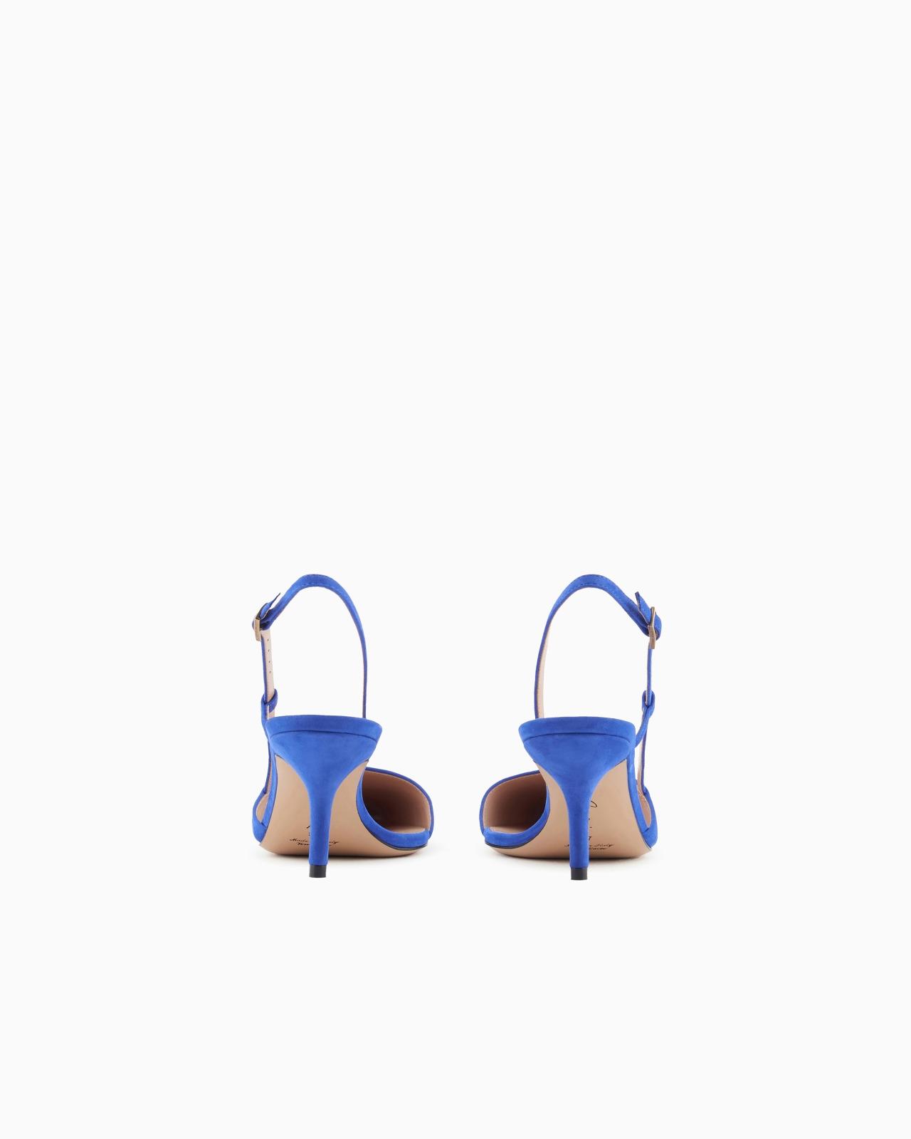 Laminated suede slingbacks - 4