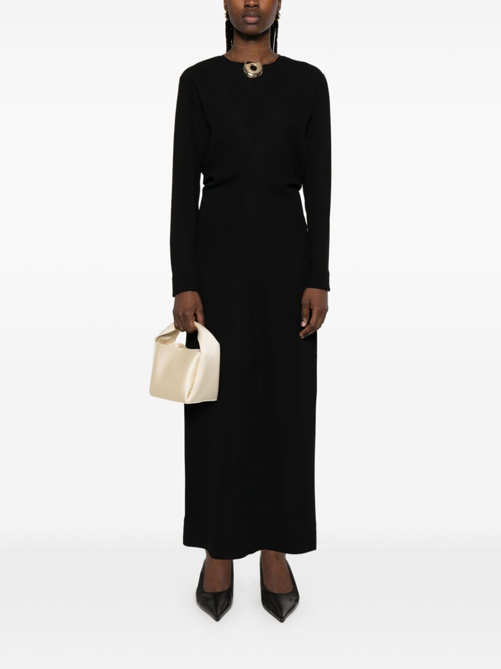 slouch-waist maxi dress - 2