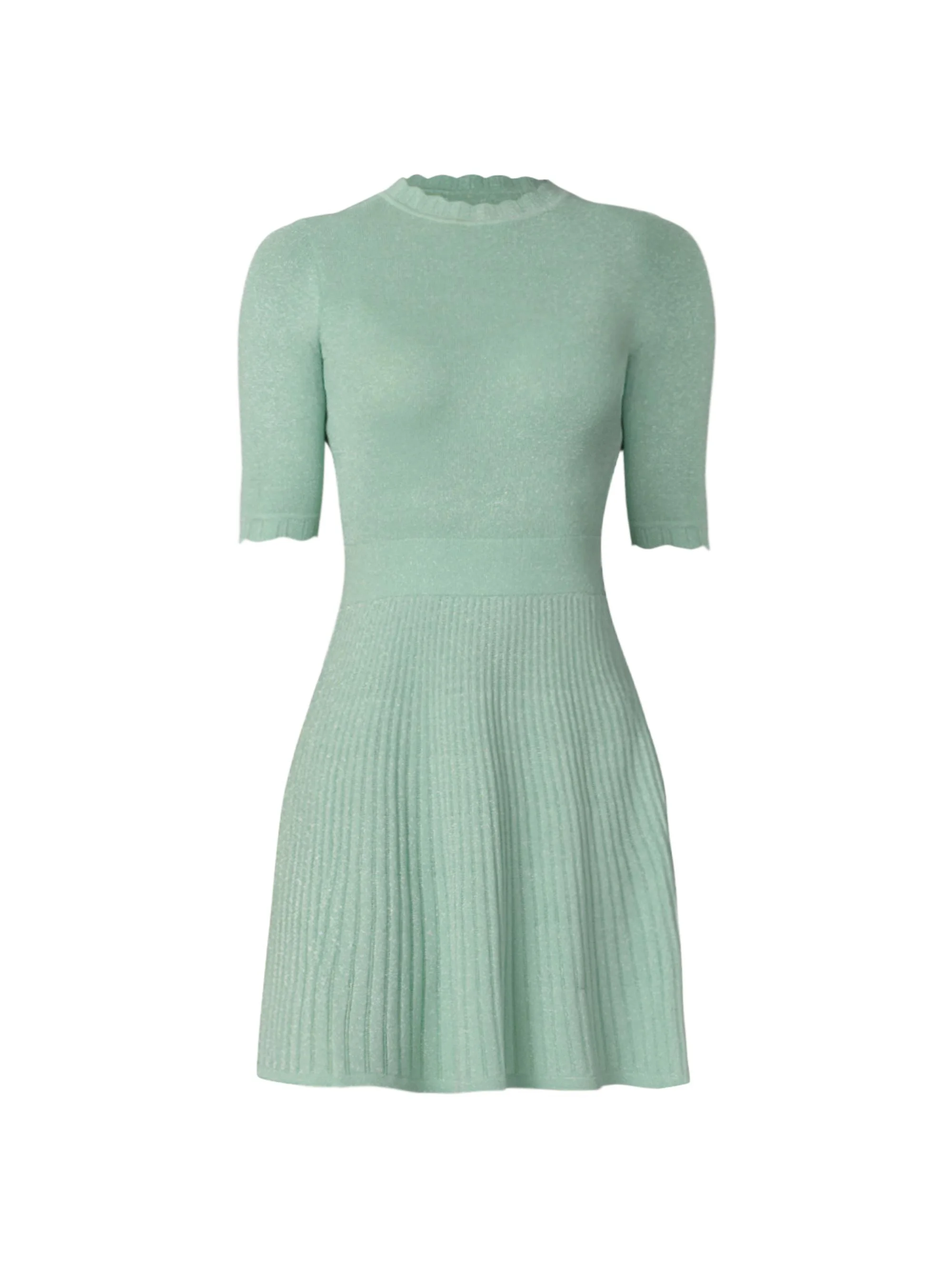 Women's Warren A-Line Mini-Sweaterdress - Soft Mint - 1