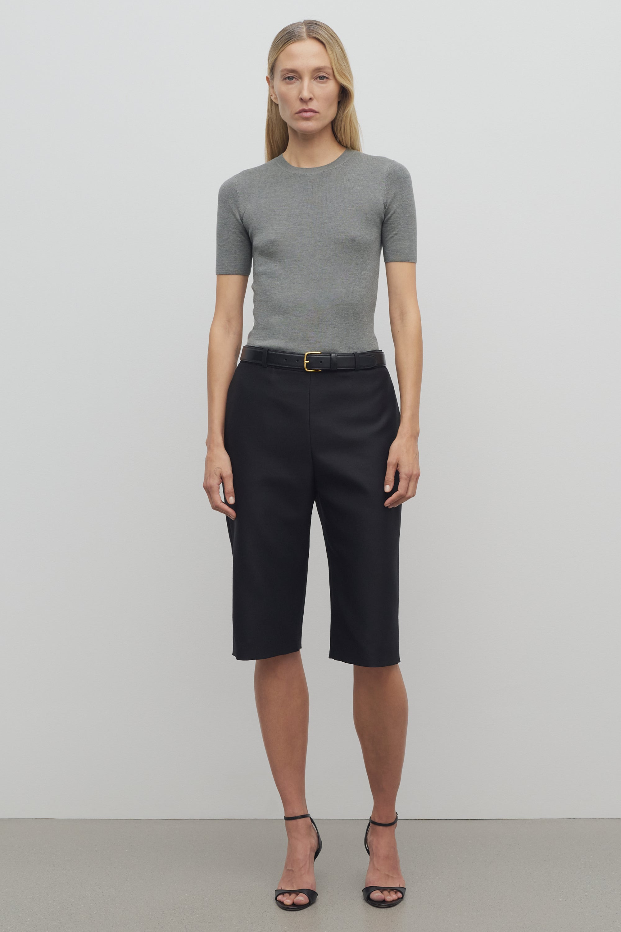 Abbel Pant in Wool and Silk - 3