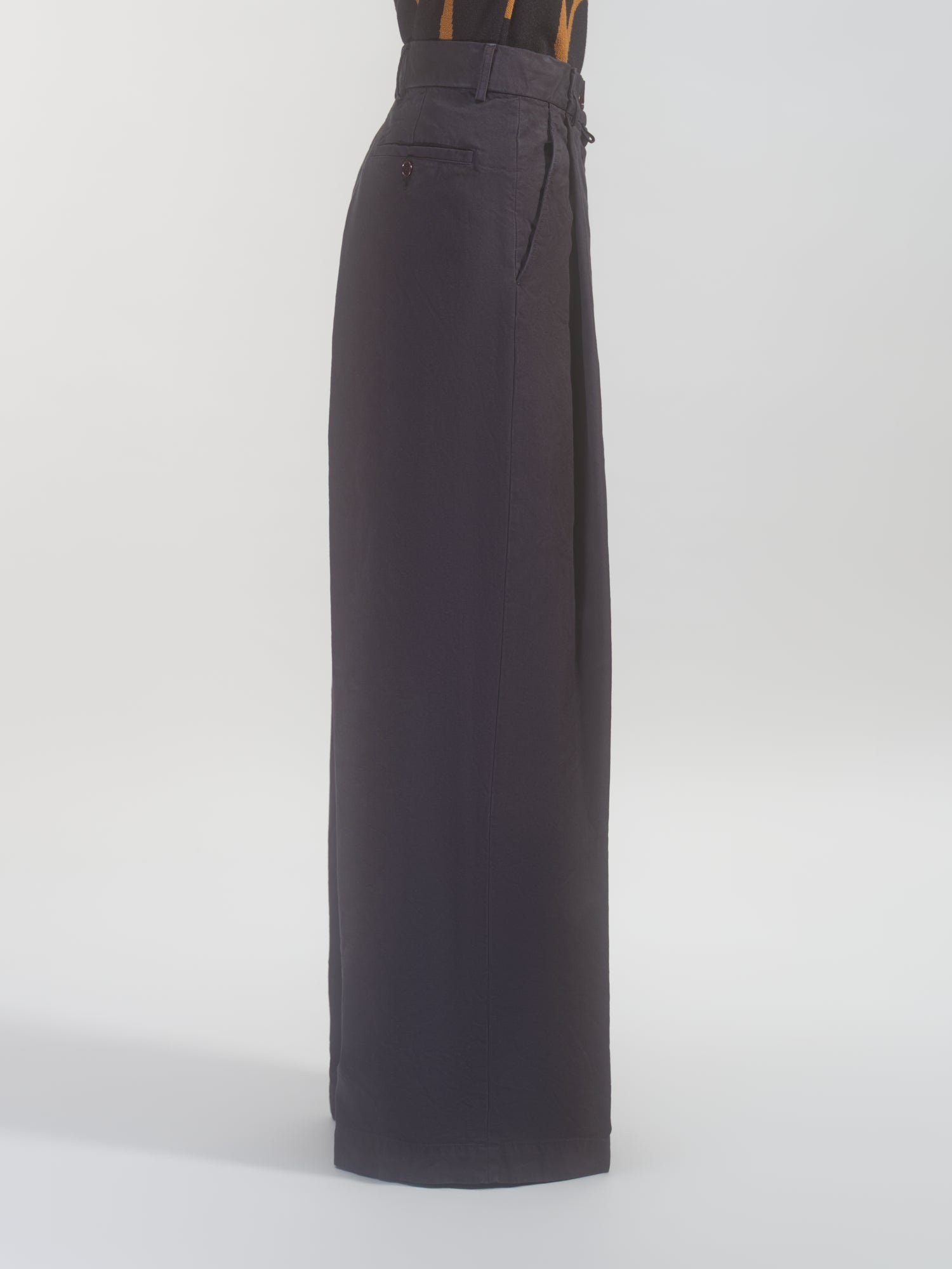 WIDE PLEATED PANTS - 3