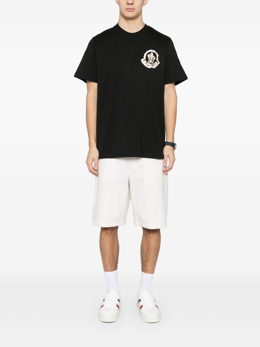 MONCLER｜SHORT-SLEEVED ROUND NECK T-SHIRTS (8C00003 M356 Moncler round neck short sleeved T-shirt | eBay