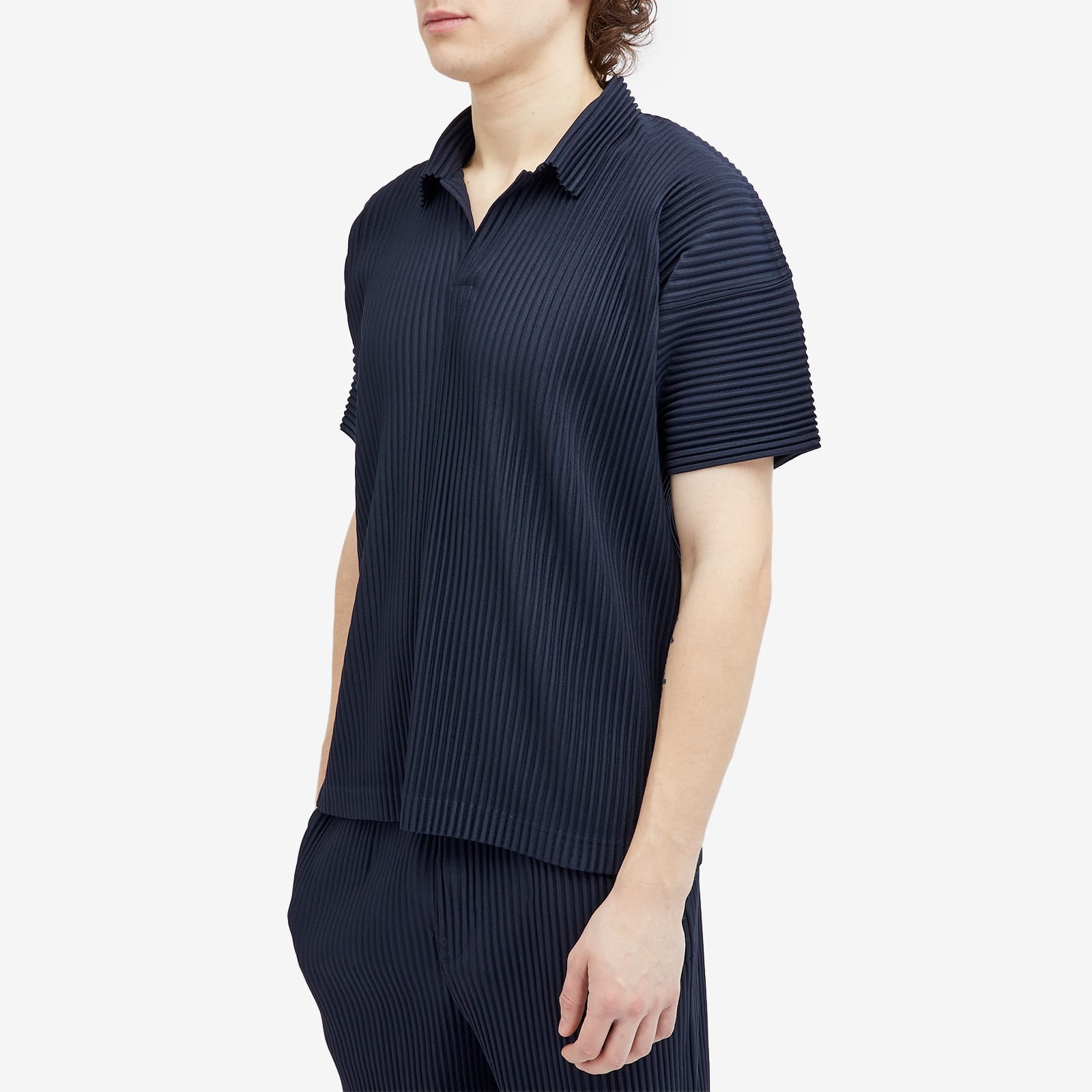 Homme Plissé Issey Miyake Pleated Polo Shirt - 2