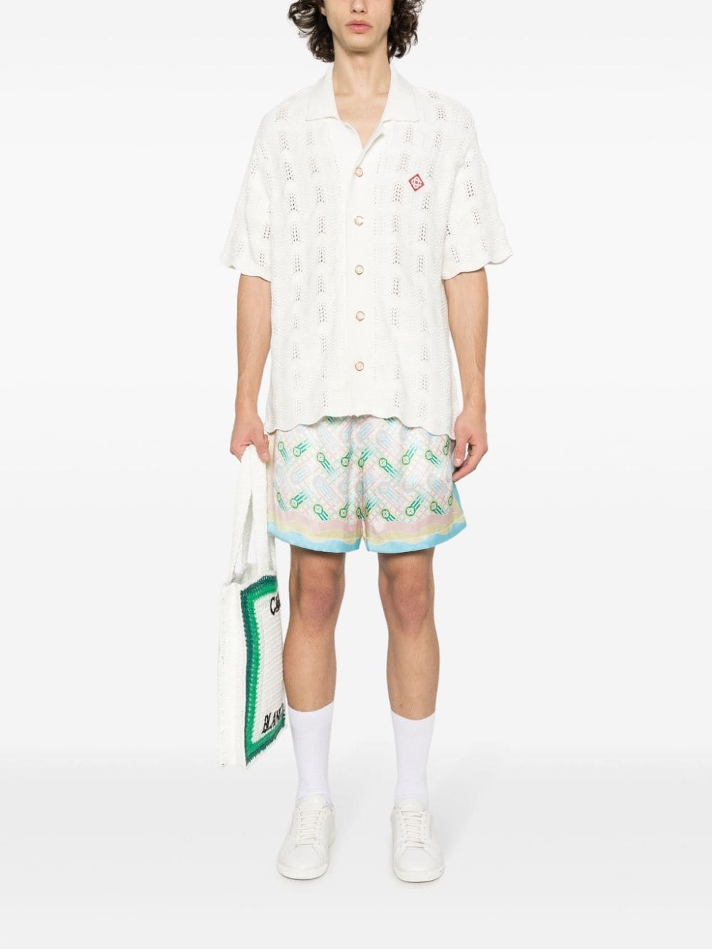 Ping Pong silk shorts - 2