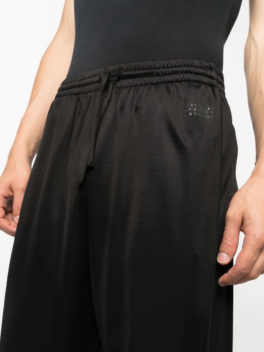 numbers-motif track pants - 6