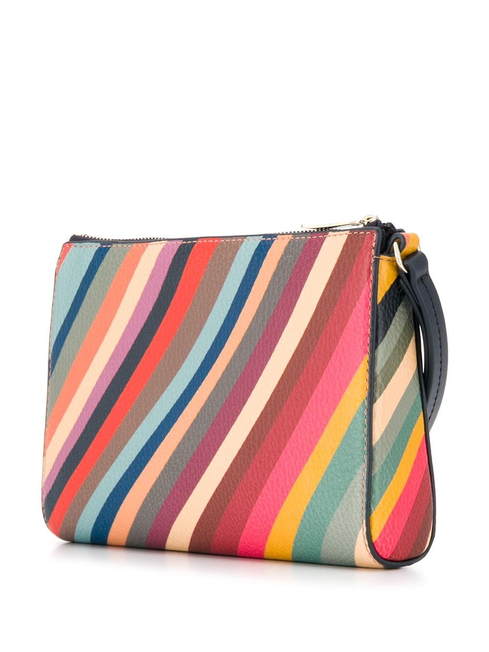 Swirl leather clutch bag - 3