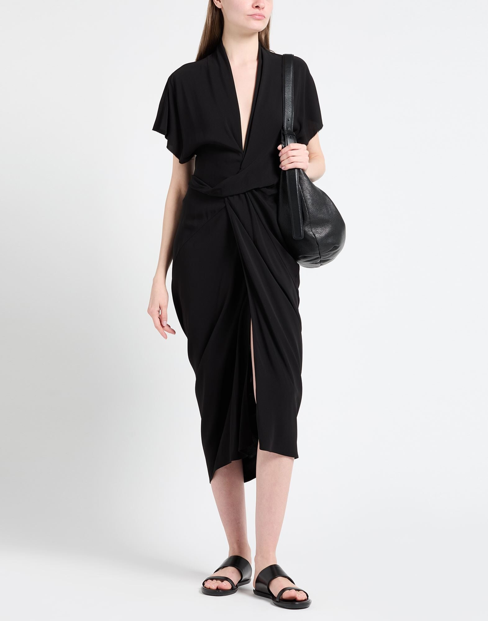 Light grey Women's Elegant Dress - 3