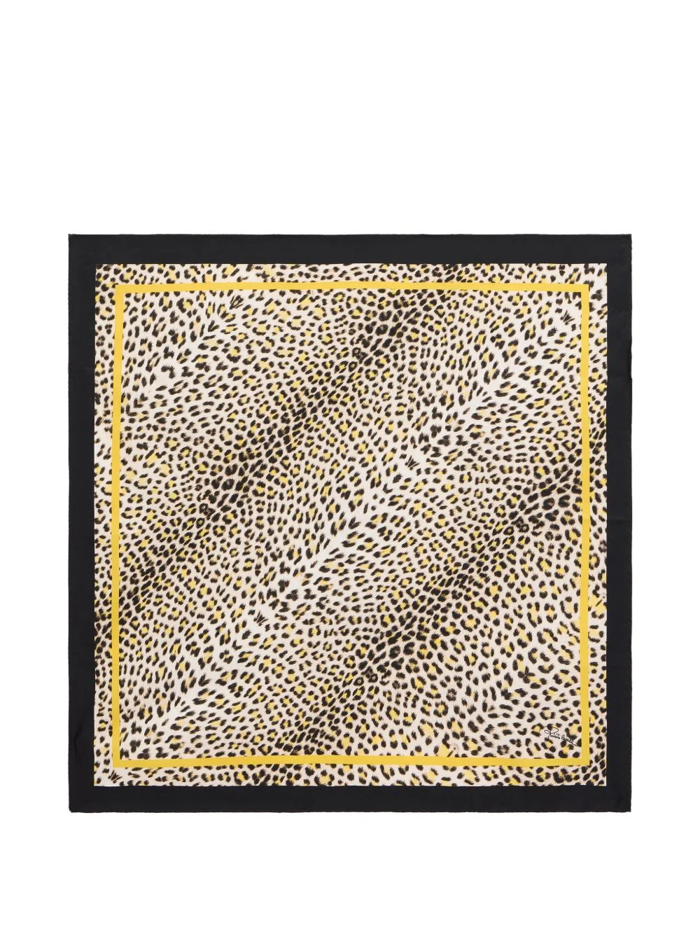 Pop Jaguar silk scarf - 1