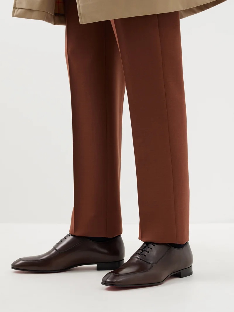 CHRISTIAN LOUBOUTIN Lafitte レザー オックスフォードシューズ Christian Louboutin Lafitte leather Oxford shoes
