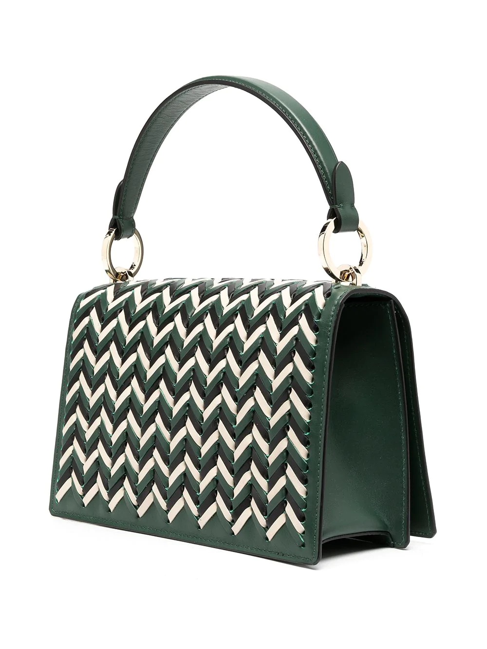 chevron-weave clutch - 3