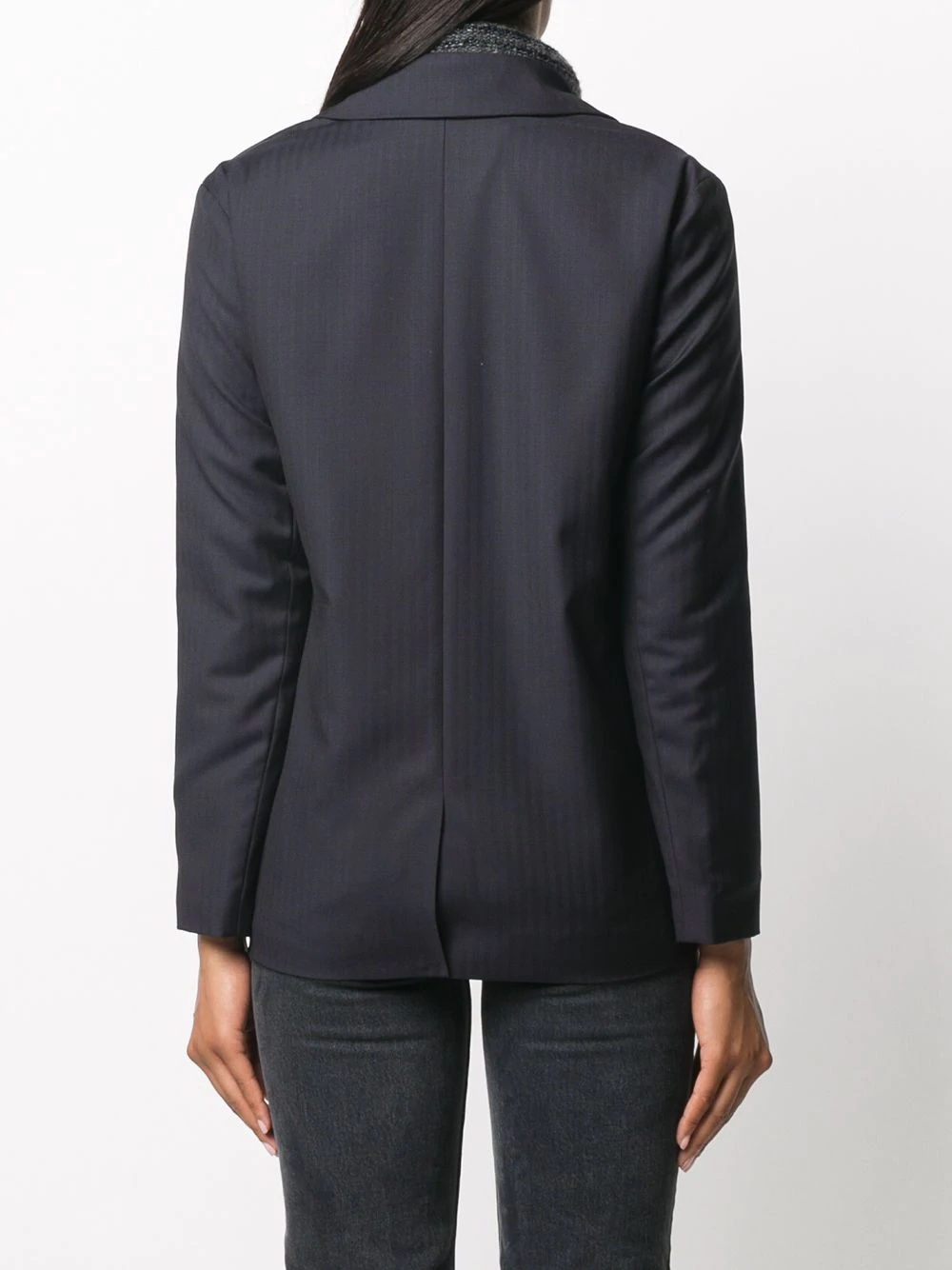 open front tailored blazer - 4