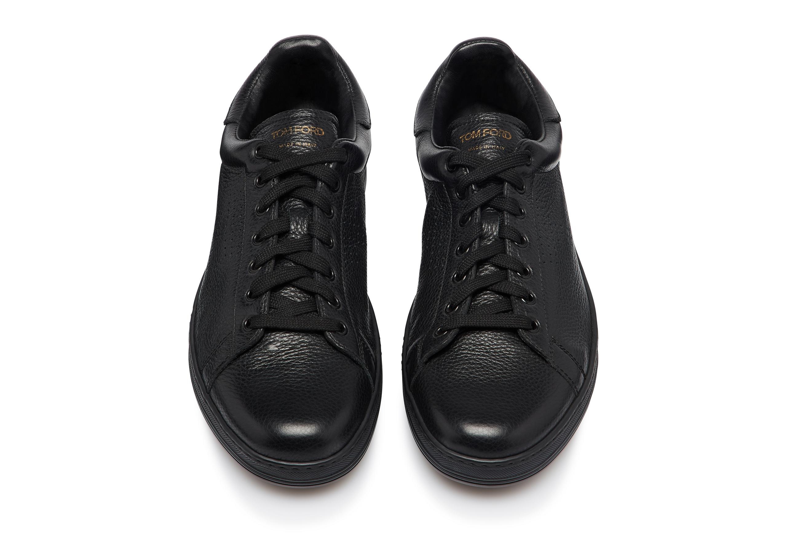 WARWICK GRAINED LEATHER SNEAKER - 3