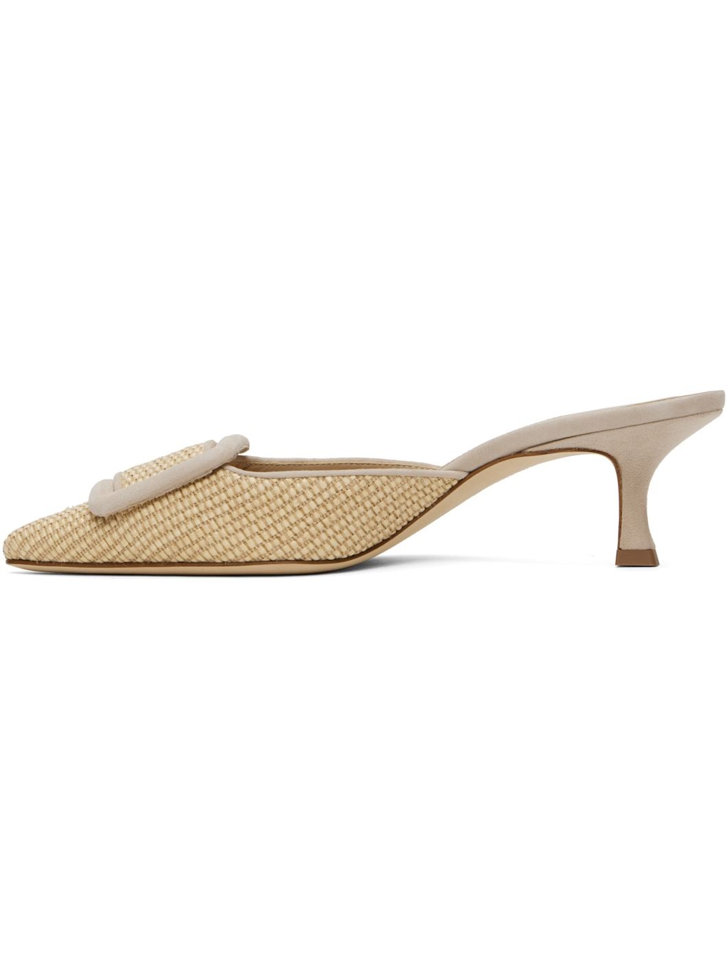 Beige Maysalebi Mules - 3