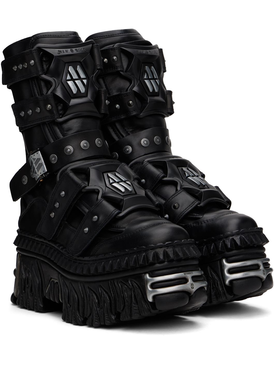Black New Rock Edition Gamer Boots - 4