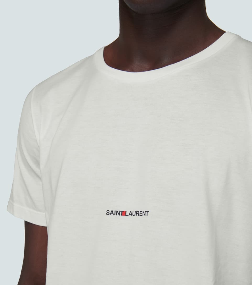 Signature logo cotton T-shirt - 5