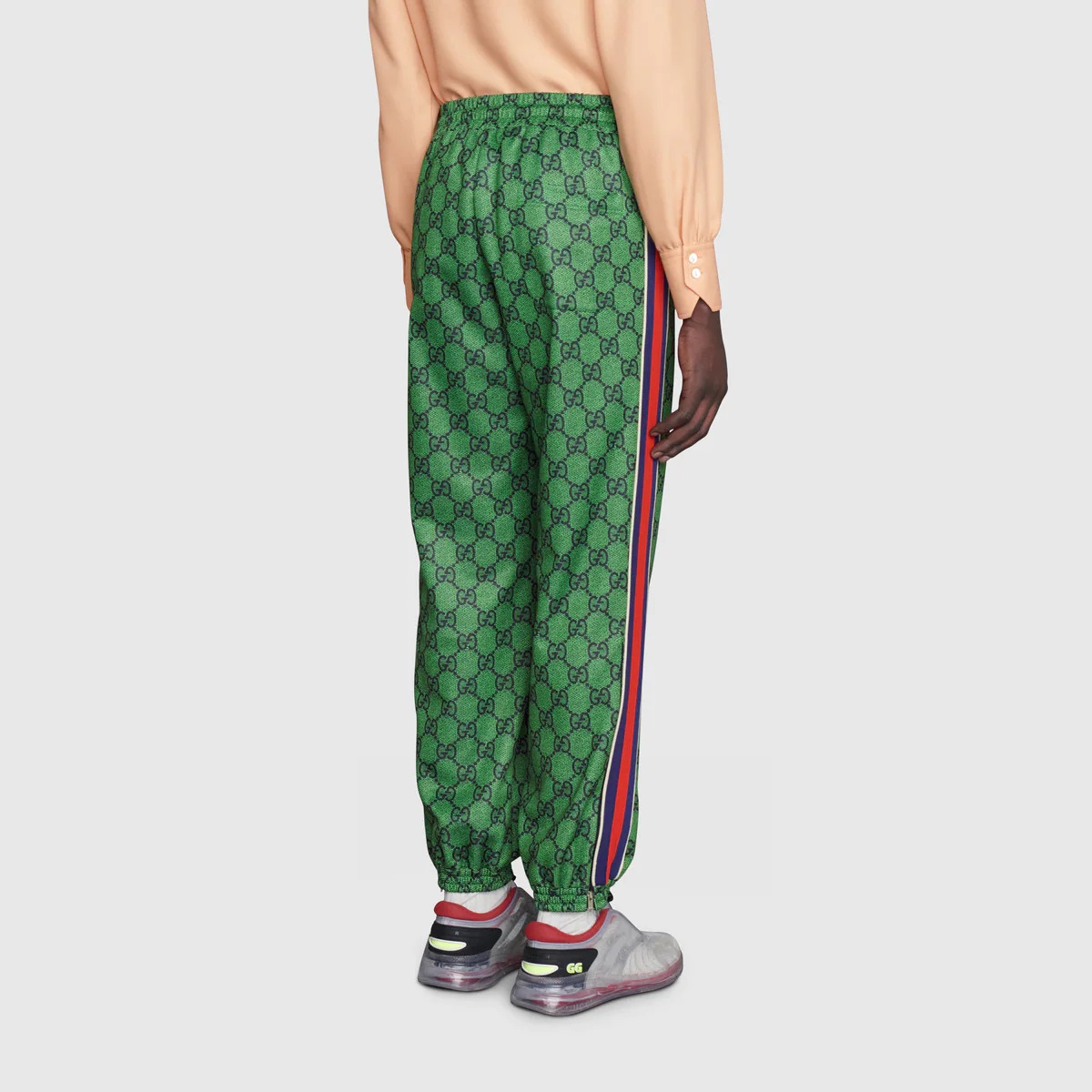 GG jersey jogging pant with Web - 4