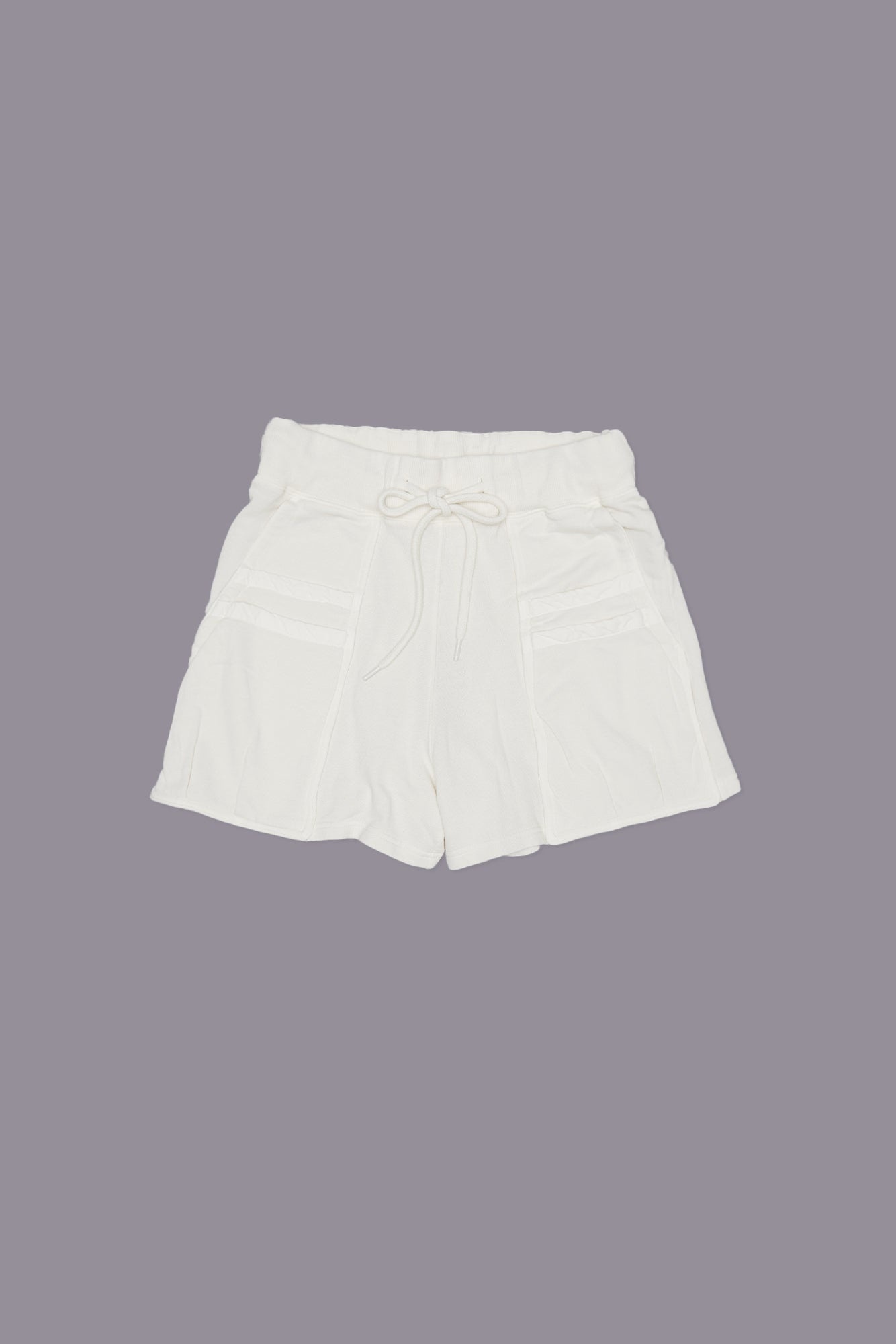LAYERED POCKET SWEATSHORT - 3