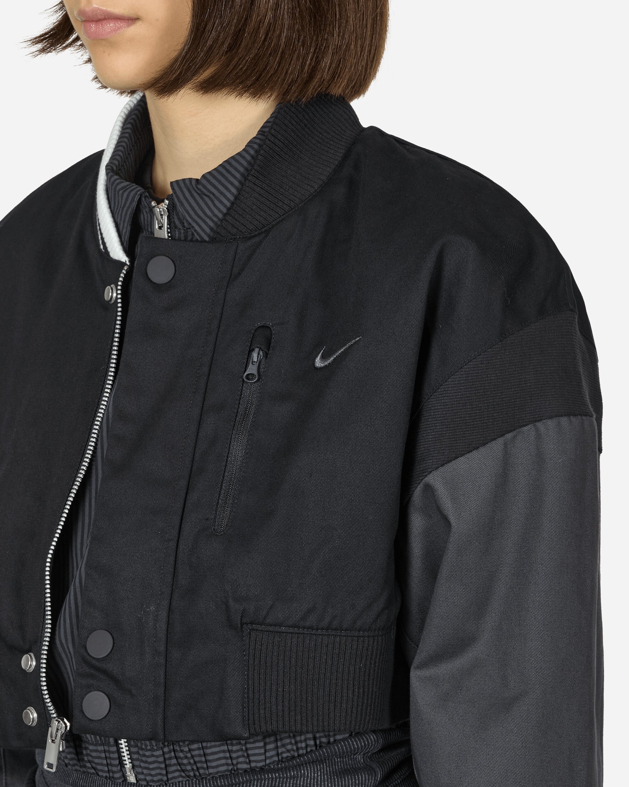 Destroyer Cropped Canvas Jacket Black / Anthracite - 5