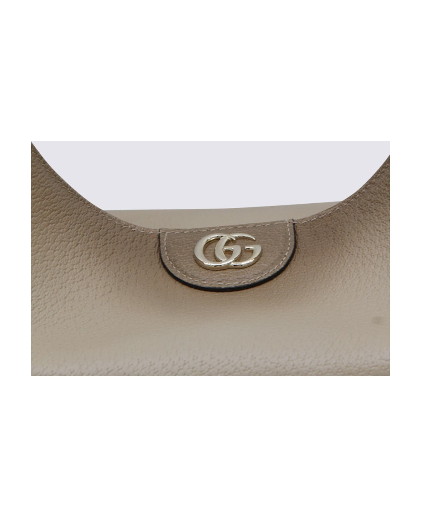 Beige Leather Diana Medium Top Handle Bag - 4
