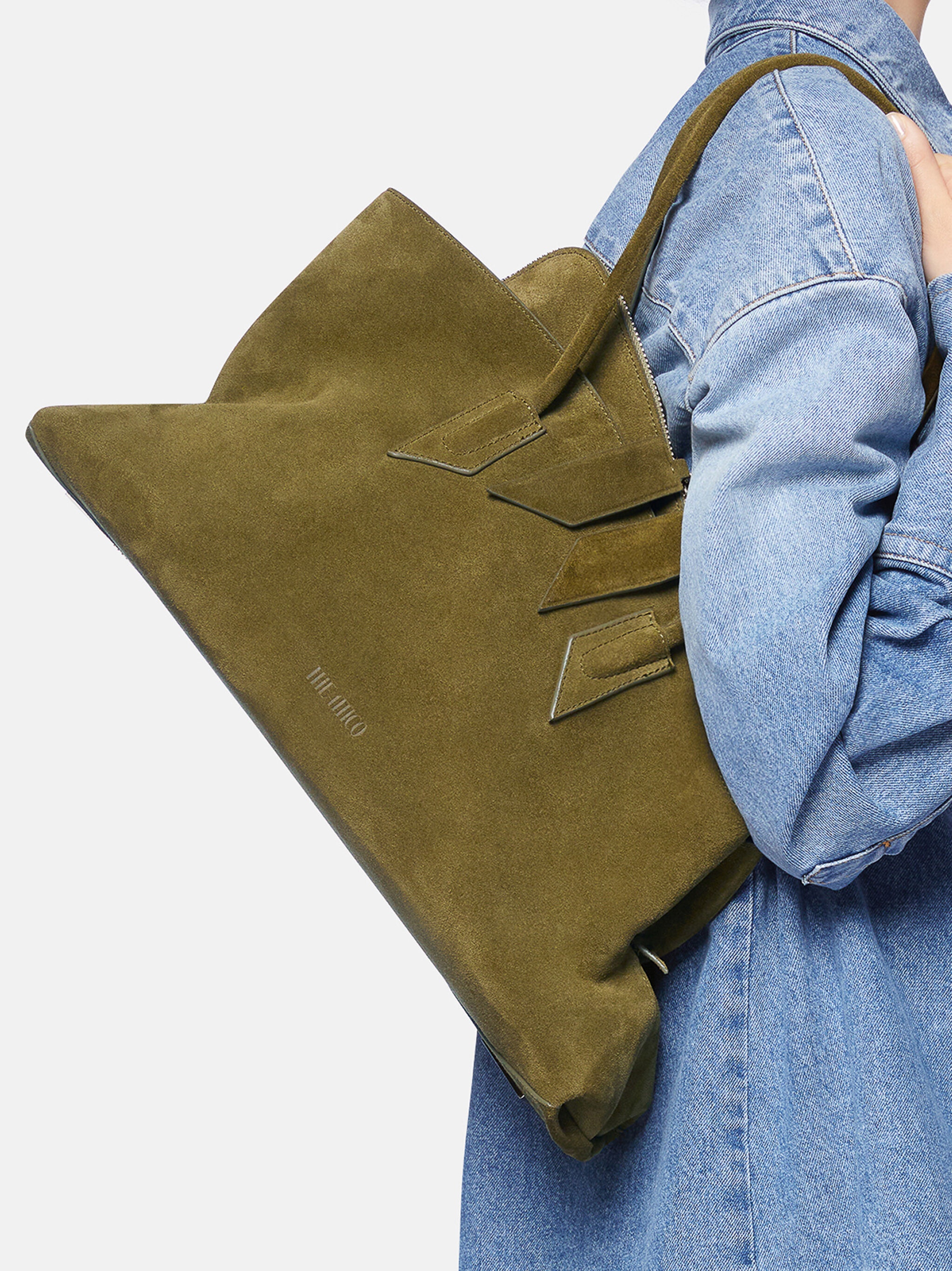 ''LA PASSEGGIATA MEDIUM'' KHAKI TOP HANDLE - 2