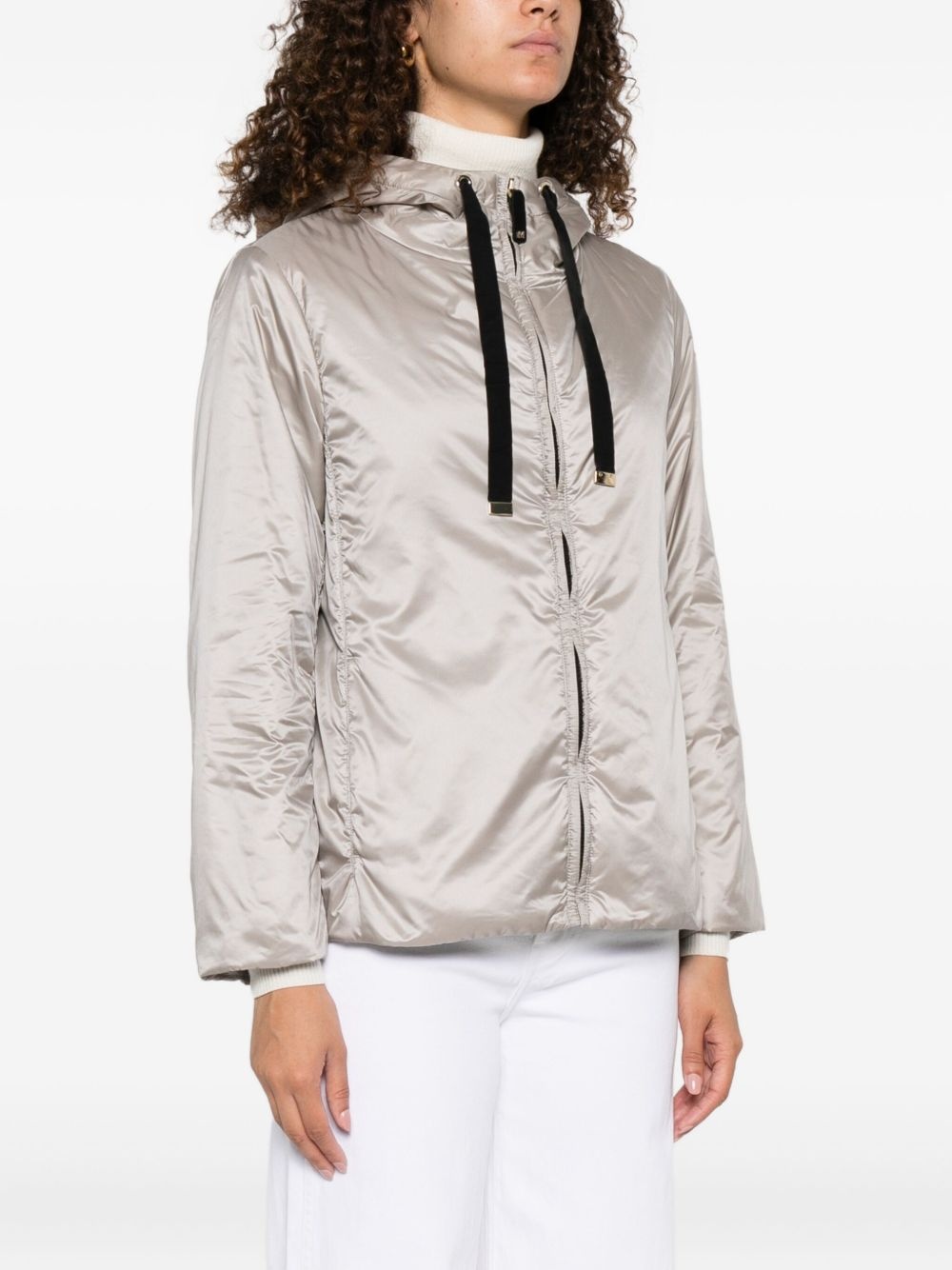 The Cube Green hooded zip-front jacket - 3