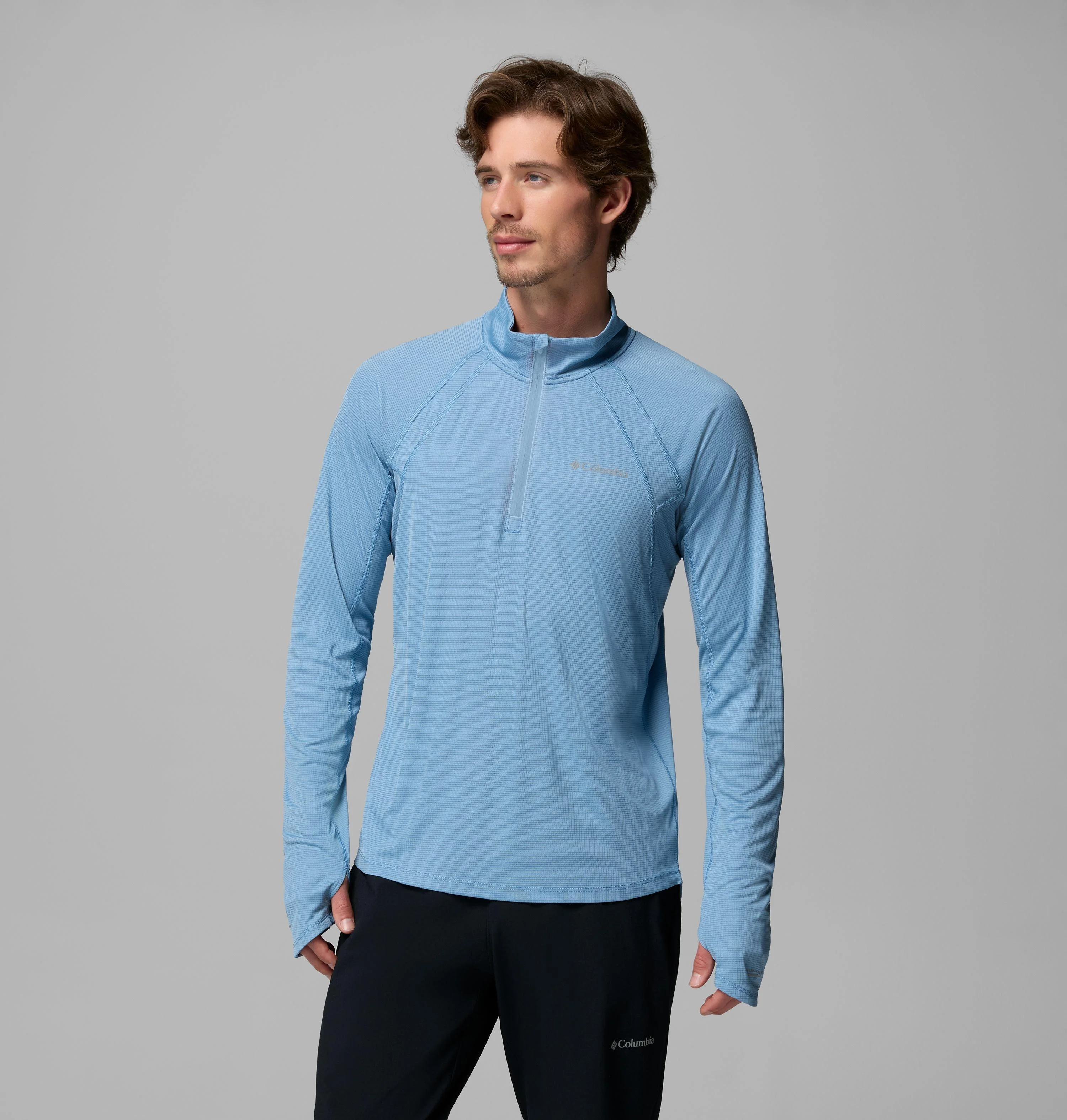 Men's Stealth Spring Long Sleeve Half Zip - 1