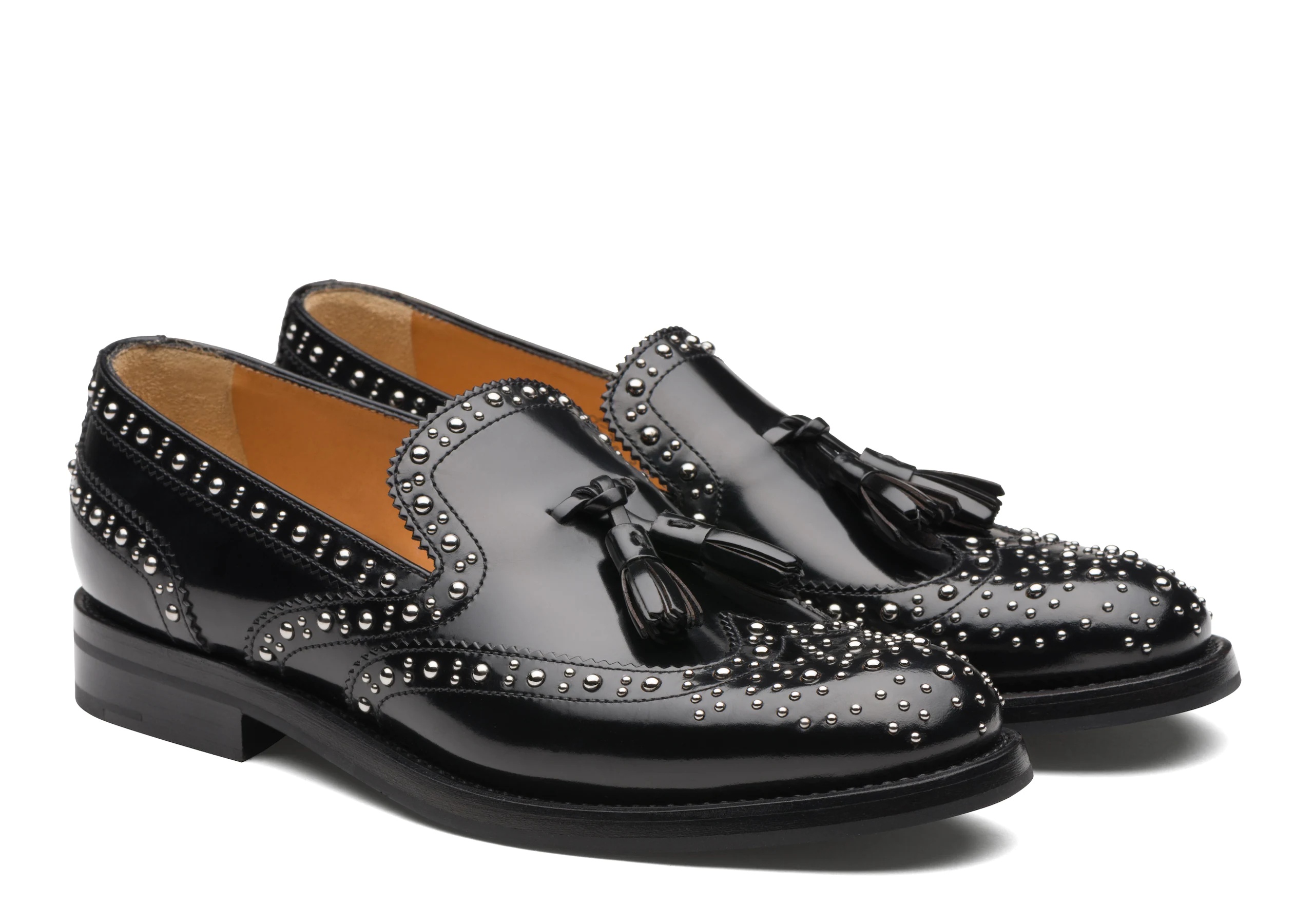 Tamaryn 2 met
Polished Binder Brogue Loafer Stud Black - 2
