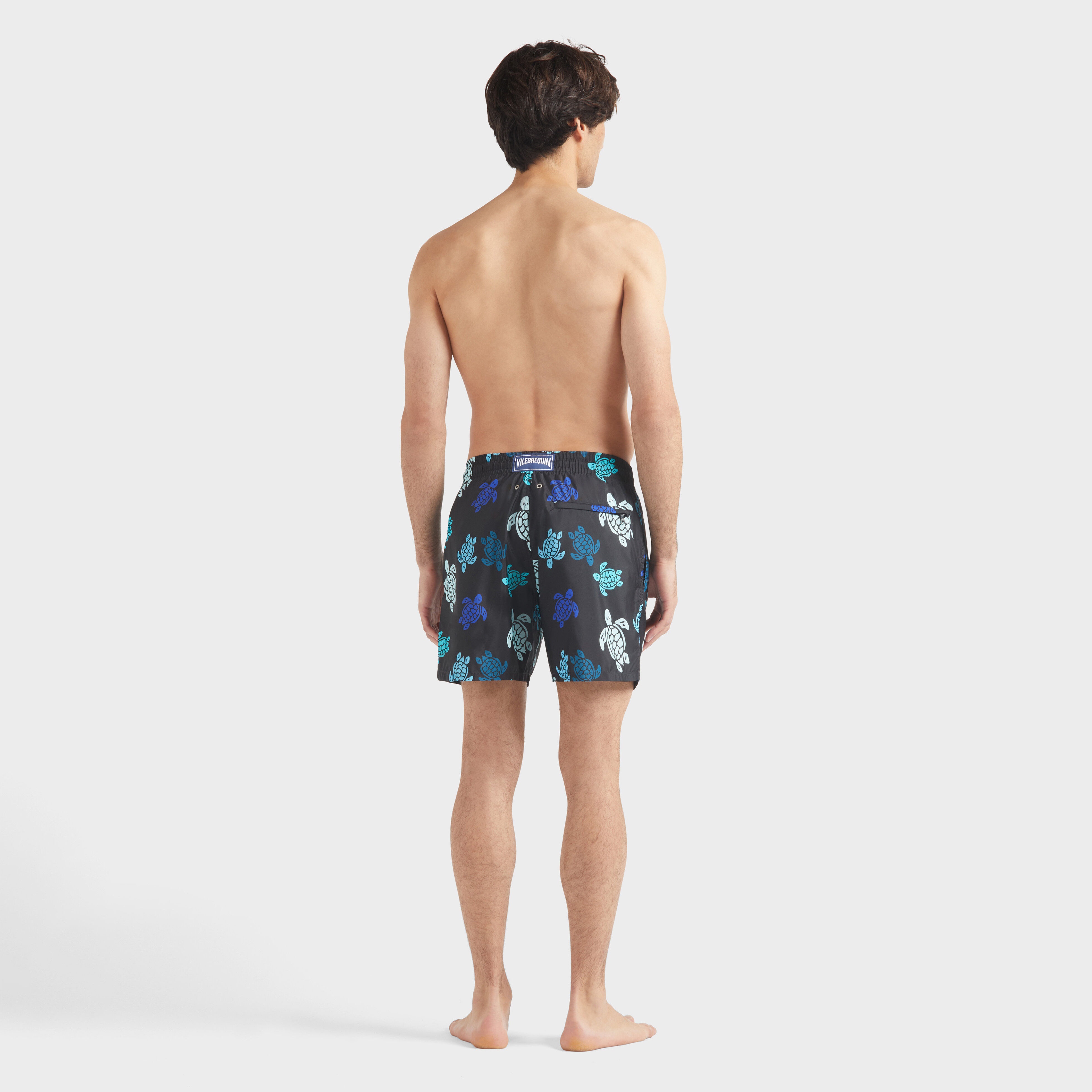 Men Ultra-light and packable Swim shorts Tortues Multicolores - 4