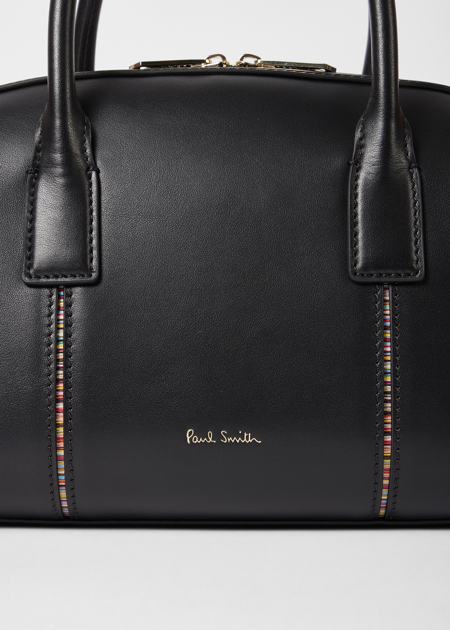 Women's Small Leather Black 'Boston' Bag - 3