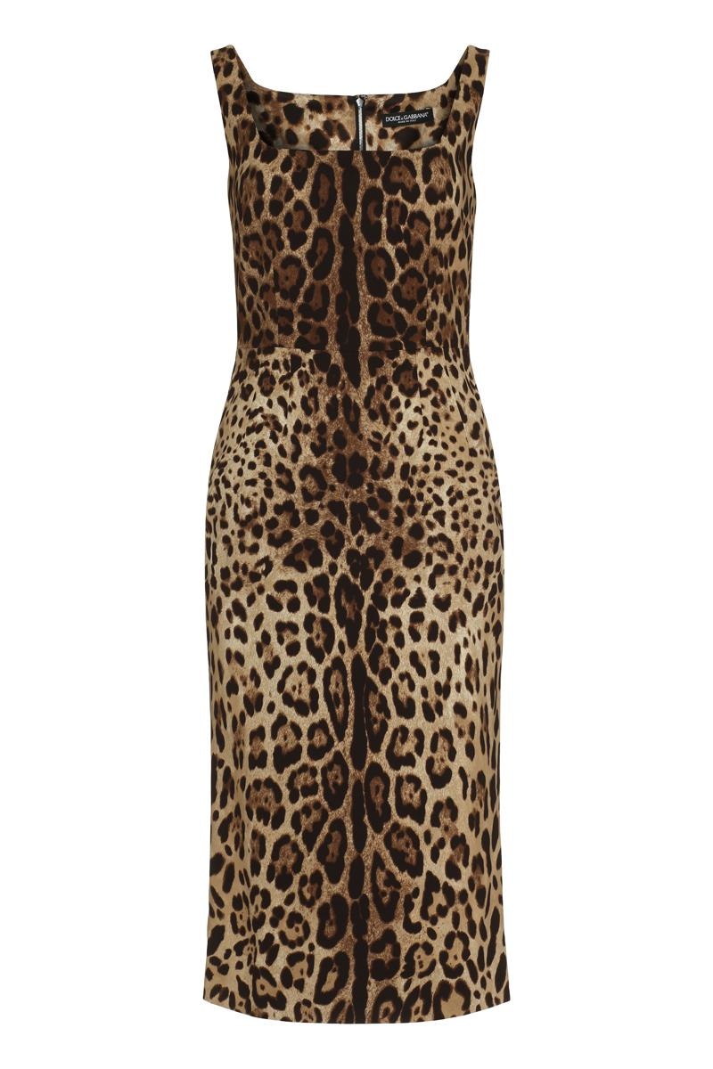 DOLCE & GABBANA PRINTED SILK DRESS - 1