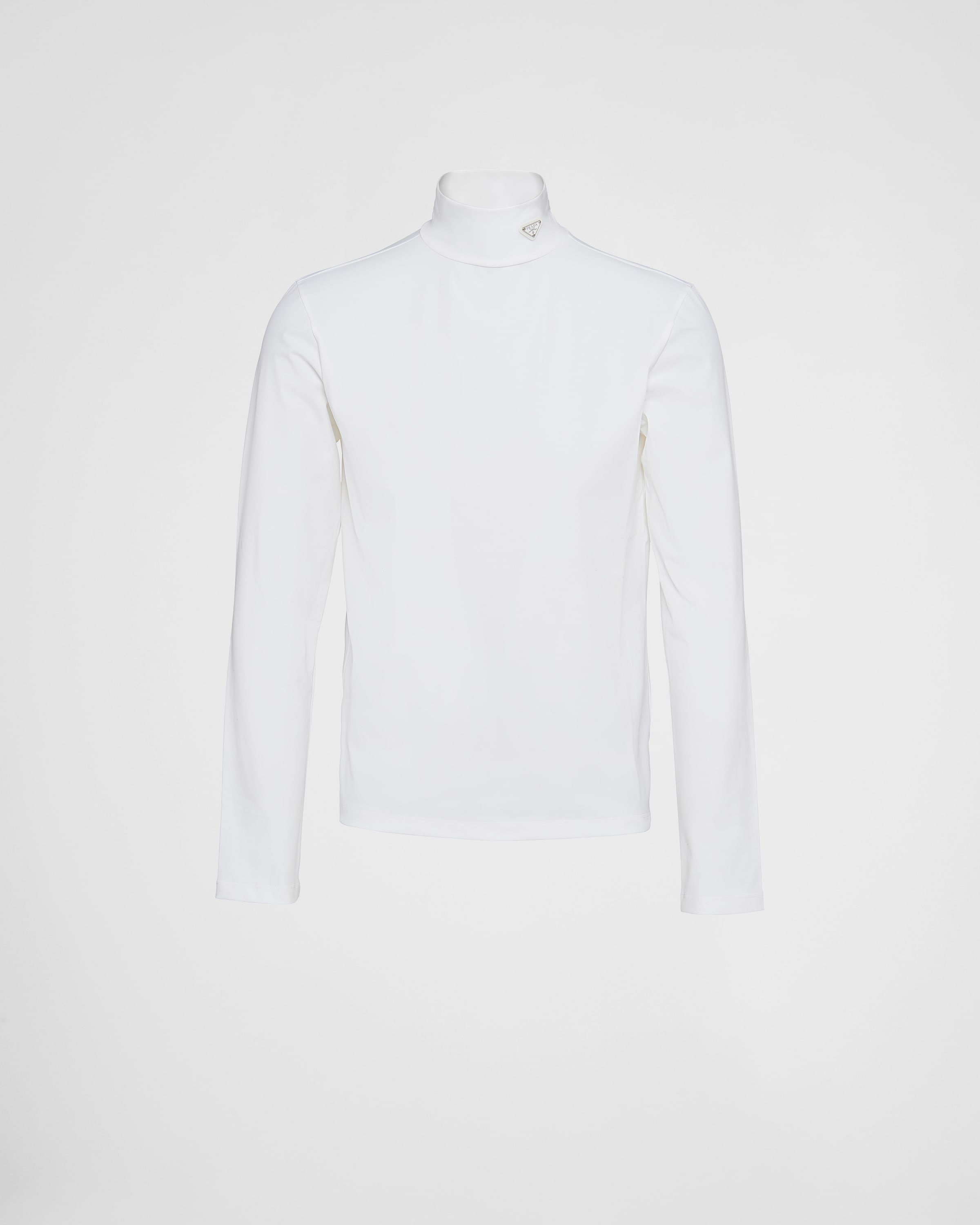 Stretch cotton turtleneck - 1