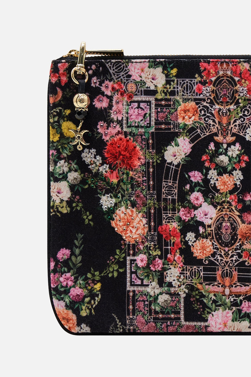 CAMILLA SMALL CANVAS CLUTCH outlook