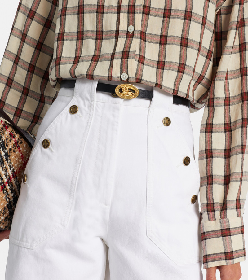 Burberry EKD leather belt outlook