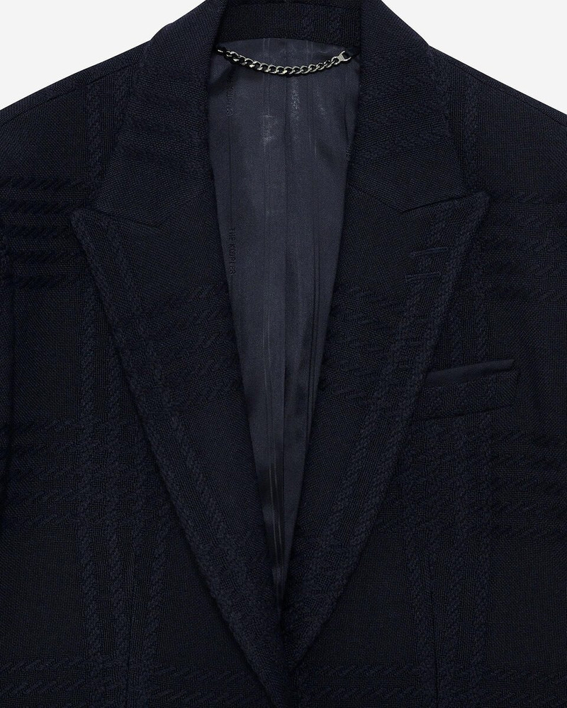 NAVY WOOL TWEED JACKET 6