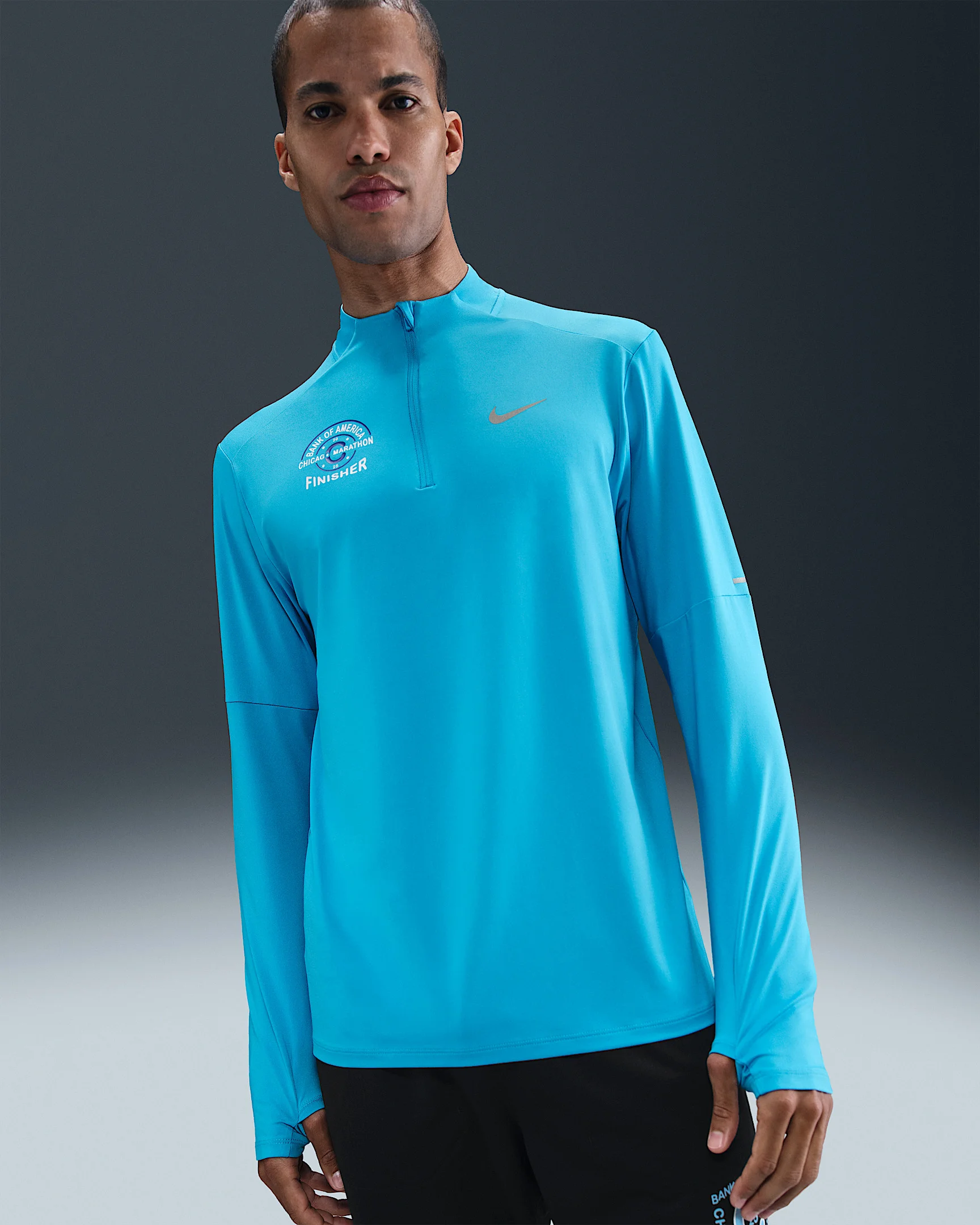 Nike Element Men's Dri-FIT 1/4-Zip Running Top - 1