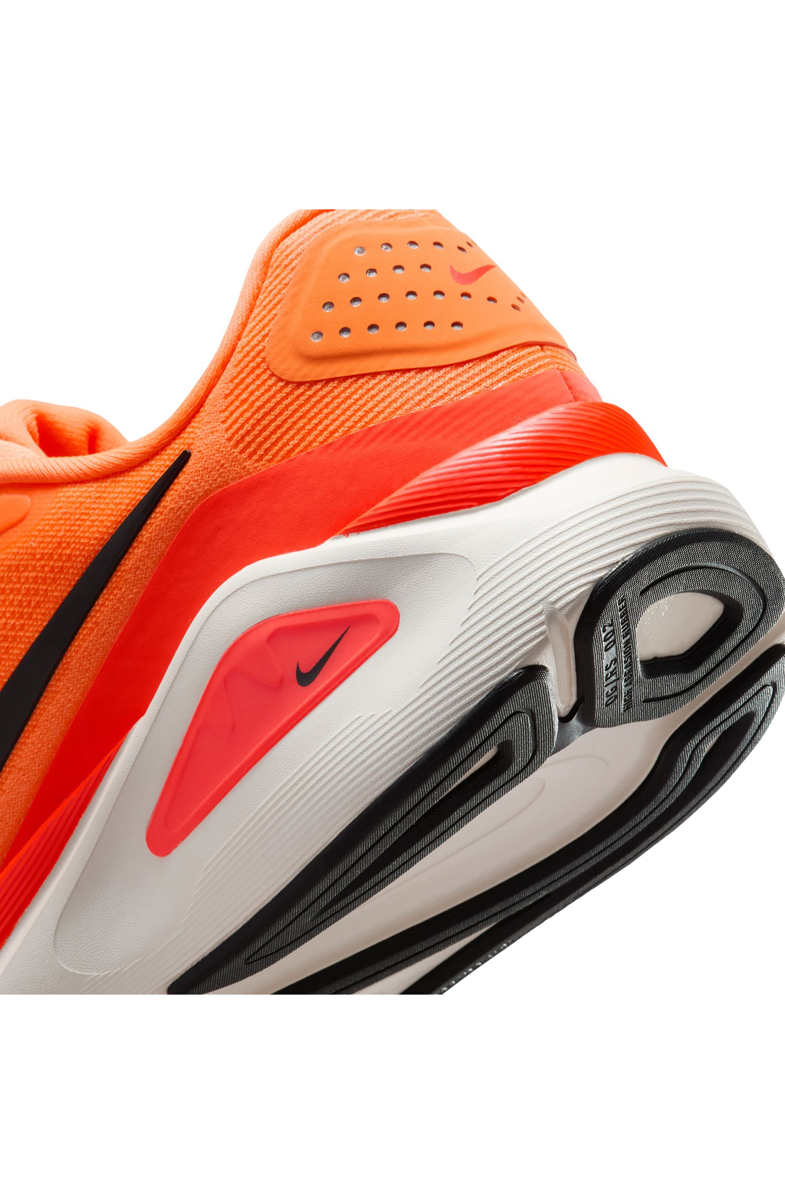 Nike Structure 26 Running Shoe in Total Orange/Black at Nordstrom - 9
